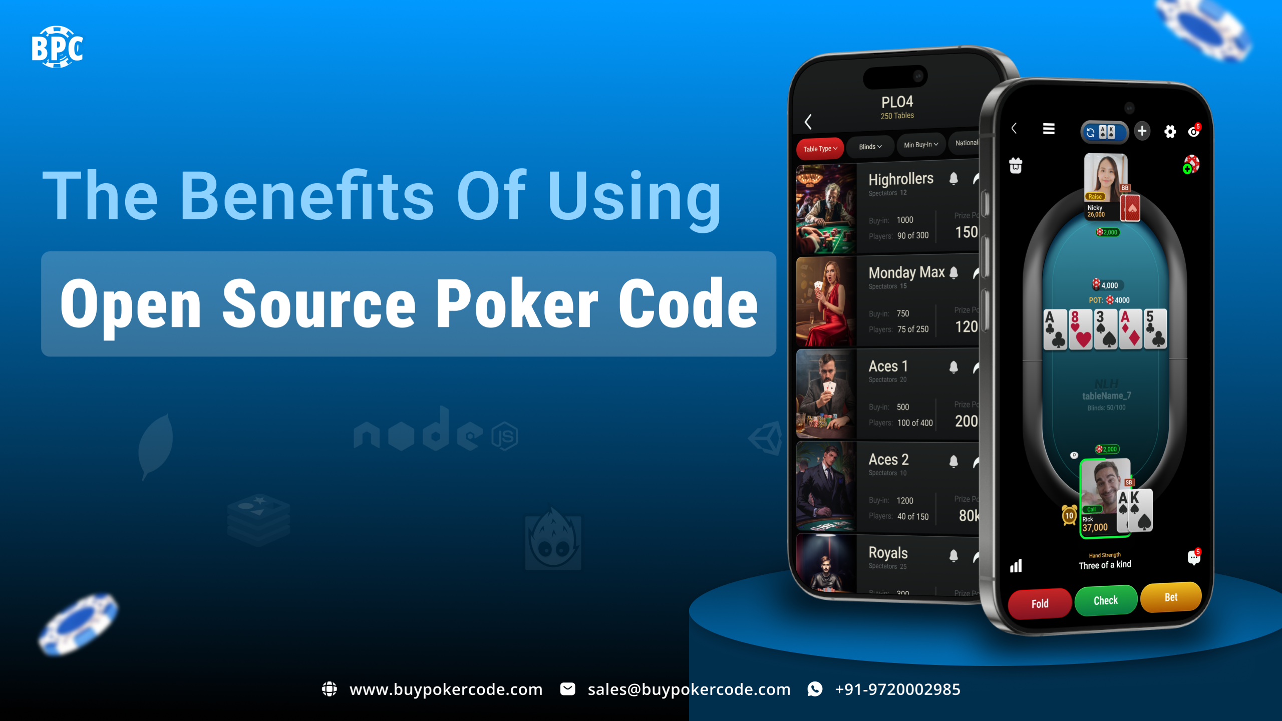 The Benefits of Using Open Source Poker Code